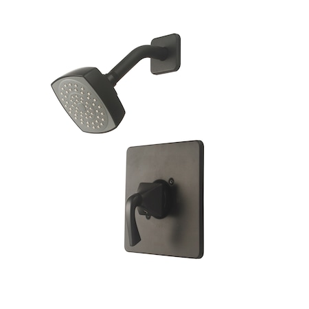 Pioneer Industries Single Handle Shower Trim Set in Matte Black T-4PR310-MB